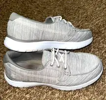 Skechers on the Go air cooled goga mat Gray Casual Sneakers woman size 9