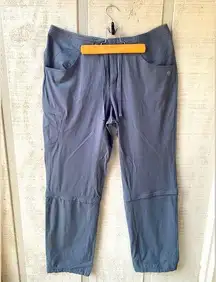 Mountain Hardwear Women's size 12 Gray Zip-Away Convertible‎ Hiking Pants