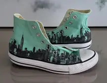 CONVERSE Women's NYC Mint Green Hi Top Sneakers Size US 7