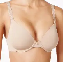 Natori Bra Pure Luxe Underwire Bra in Cafe Sz 36DDD/ 36F GUC Style #732080