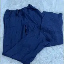 Zella‎ blue loose fitting lounge pants - size medium