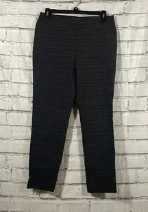 Van Heusen gray plaid stretch pull-on pants 4S