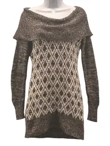 Candies Y2k Sweater Dress Gray Large