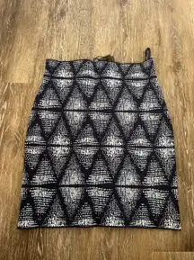 Mini Pencil Skirt Blue