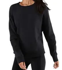 Fabletics Pearl Sweatshirt Size XXS in Black New With Tags
