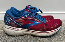 BROOKS Ghost 14 Beetroot/Campanula/Pink Women’s Running Shoe Size 7.5
