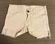 Current Elliot embroidered cut off shorts size 0/23