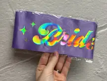 NEW Purple Bride To Be Sash