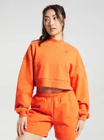 Rest Day Sweats Orange Pullover