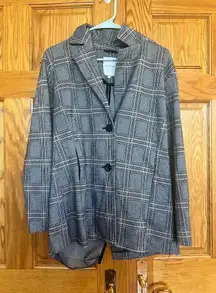 Anthropologie - Avec Les Filles Plaid Blazer