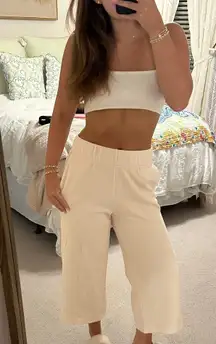 Cream Sweatpants