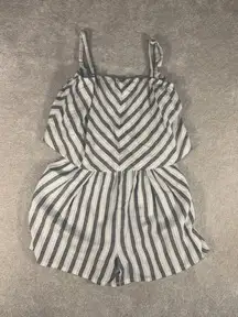 toad & co raj hemp‎ sl romper Small Pockets Striped