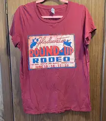 Red Graphic RodeoTee - Short Sleeve