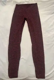 Lululemon align leggings 6 camo leopard print
