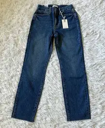 New Good American Women’s blue good classic skinnyish fit hi rise size 0/25