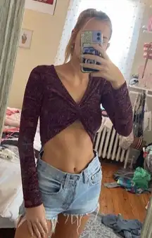 Sparkly Crop Top