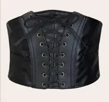 Black Corset Belt Steampunk New