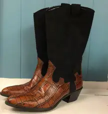 Basics by Justin‎ Boot Co. “Vamp and Top” leather women’s size 7.5B