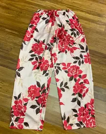 Y2K Victoria's Secret Floral Print Pajama Pants Womens‎ Size Small Lounge Sleep