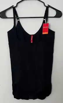 SPANX Women's Black Open‎ Bust Bodysuit
