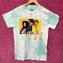 TLC Oooh on that TLC Tip Hip Hop Girl Group Tie Dye Small