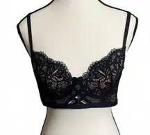 Adore Me Bra Sz 36B Diara Lace Feminine Fairy Cottagecore Sexy