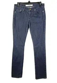 Joes Jeans Womens 27 Straight Leg Low Rise Cocoa Wash Dark Blue Classic 31 x 33