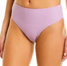 Onia Lavender Sabrina Bikini Bottoms Croc Texture