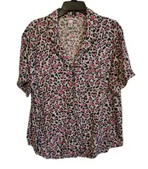 Victoria’s Secret Pjs Pajamas Set Short Sleeve Shorts Matching Pjs large