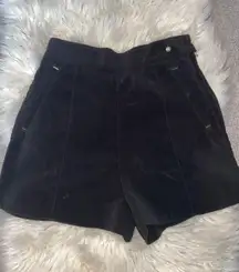 Black Trouser Shorts 