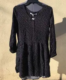 Cupcakes & cashmere dress with pockets (blk cont)