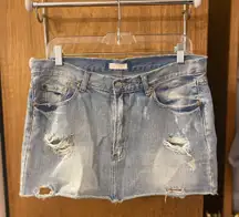 Jean Mini Skirt