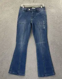 NWOT Rue 21 Low Rise Bootcut Jeans Retro Festival Y2K Stretch Women's 12 x 32
