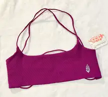 NWT Free People Movement Shuffle Bra in Blackberry - Size: XS/S