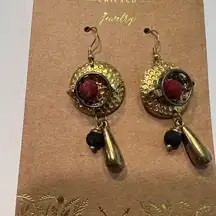 Shira Leah Chicago Jewelry Gold Tone Drop‎ Dangle Earrings
