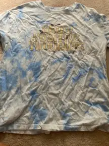 Grow Positive Thoughts Tie Dye T Shirt