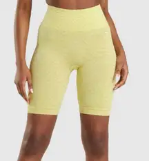 Gymshark Adapt Animal Seamless Cycling Shorts Hybrid Firefly Yellow Women's M