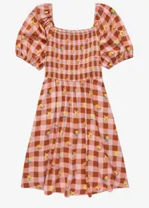 Winnie the Pooh Gingham Smock dress
Size S