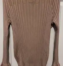 Gibson & Latimer Ribbed Knit Slim
Sweater in Blush size xxl