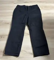 Chico's Black Slim‎ Leg Crop Pant Size 4 - Chico Size 0