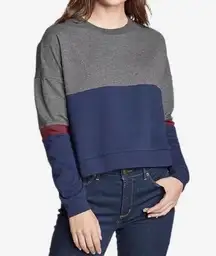 Eddie Bauer Vintage 90s Style Crop Sweatshirt Size XL