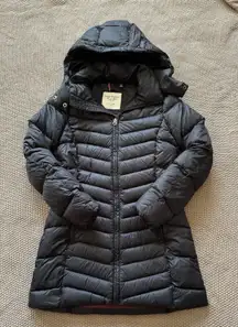 TOMMY HILFIGER Women's Duck Down‎ Full Zip Hooded Jacket Size XSmall