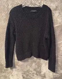 Social standard by sanctuary black knit long sleeve pullover sweater Large