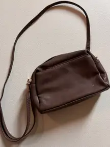Simple Brown Crossbody With Removeable Strap