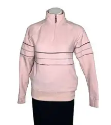 BURTON Fleece Pullover Snowboard Quarter Zip Pink Womehs Size Small