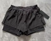 Mono B Tennis Yoga Run Short Golf‎ Lined Medium Performance Fabric Sz Small NWT