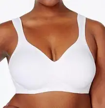 Playtex White 4049 Smoothing Wire Free Bra NEW 42B