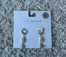 LA heart earrings 