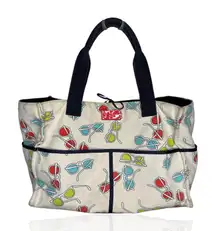 Kate Spade‎ Large Canvas Sunglass Print Shoulder Bag Tote Limited Edition