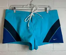 Vintage Nike Y2K Retro Woman’s Athletic Tie-Waist Sportswear Casual Shorts Sz XL